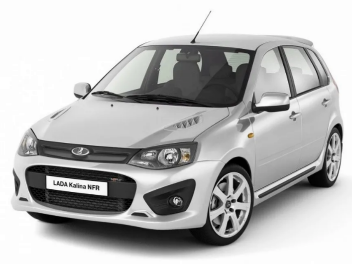 Капот стеклопластиковый AVR в стиле NFR Лада Гранта / Калина 2 с водостоками