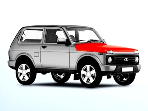 Капот Лада Нива 4x4, Urban Автоваз Оригинал 21213840201210