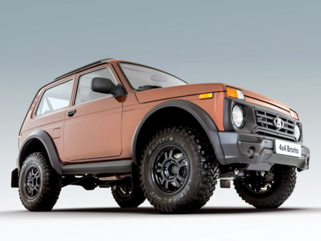 Накладки на пороги Лада Нива Бронто 4х4 Оригинал 2121-88212140 /41-00