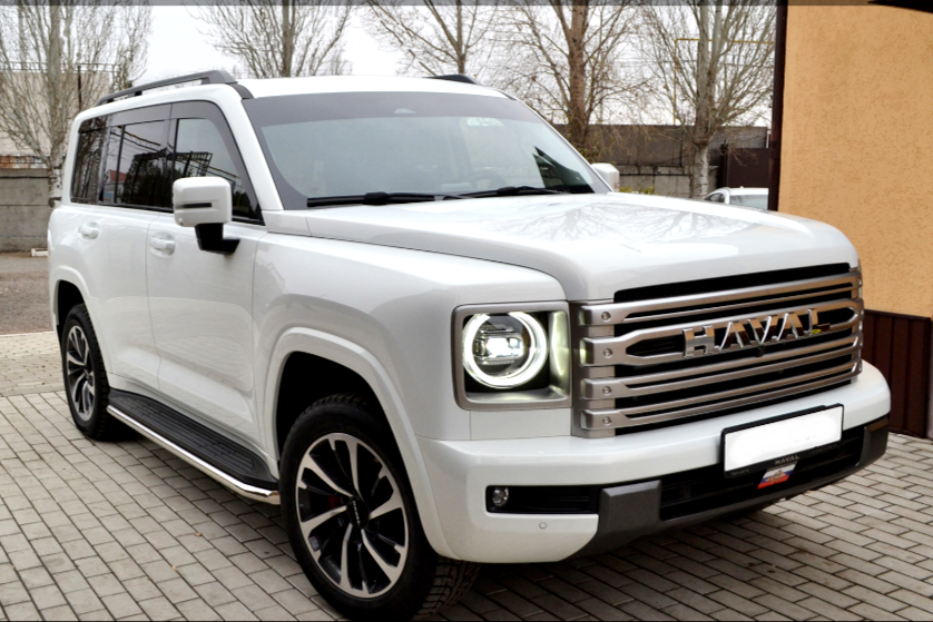 Защита порогов с окантовкой Ø51мм (НПС) HAVAL H9 c 2024 г.в. РТ HVS-24-220332.00