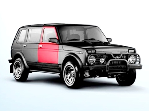 Дверь передняя правая Лада Нива Legend 5 дв. ВАЗ 21317 Автоваз Оригинал 8450108934