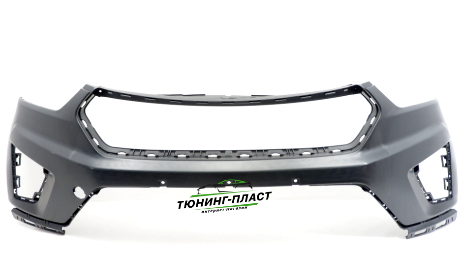 Передний бампер верхний Hyundai Creta (2016-2020) GMBF-21007 КамПласт