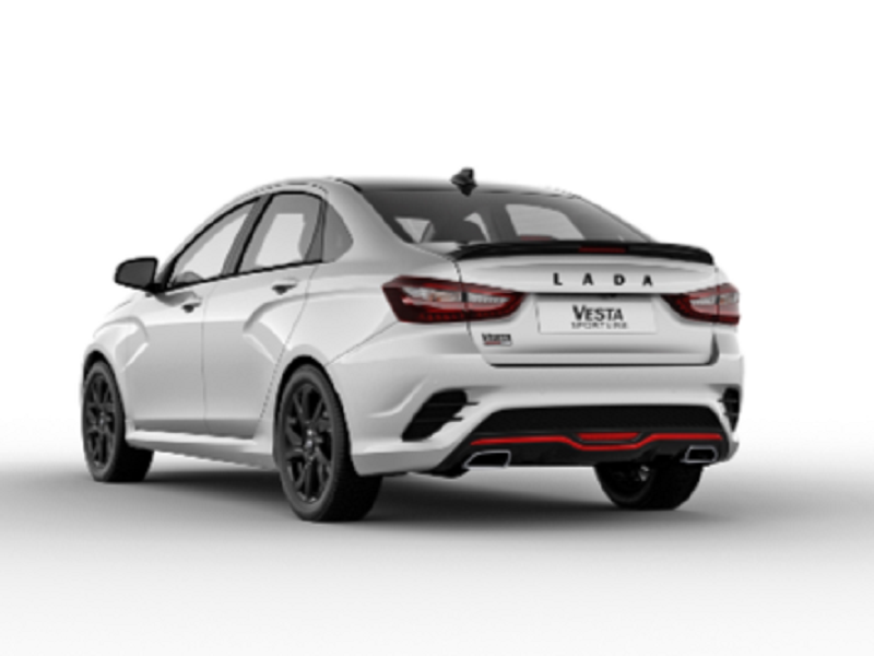 Задний бампер Lada Vesta NG SportLine седан Оригинал 8460013825