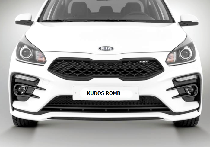 Передний бампер Kudos Romb для Kia Rio 4 с 2017- 