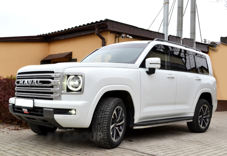 Защита порогов с окантовкой Ø38мм (НПС) HAVAL H9 c 2024 г.в. РТ HVS-24-220341.00
