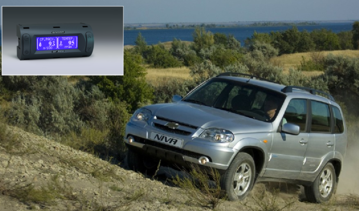 Бортовой компьютер GF 223 для Chevrolet Niva, Lada Niva 2020, Niva Travel 2021