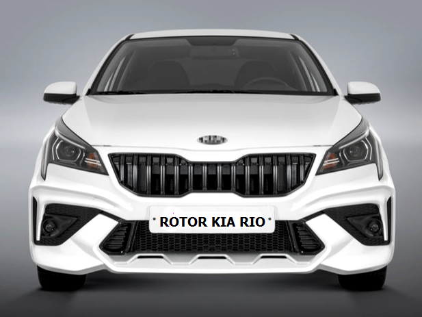 Передний бампер ROTOR NEW для Kia Rio (рестайлинг с 2020- н.в)