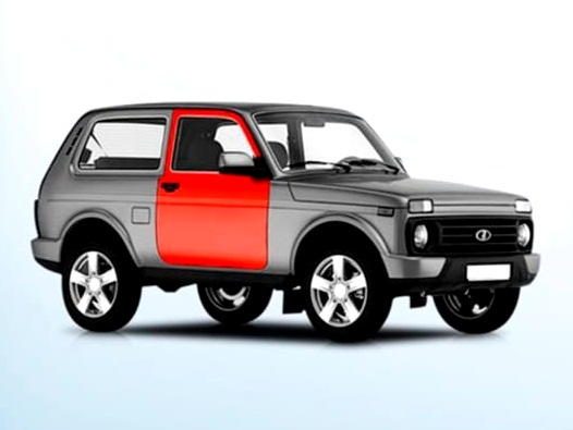 Дверь передняя правая н.о Лада Нива Legend, 4x4, Urban Автоваз Оригинал 8450108924