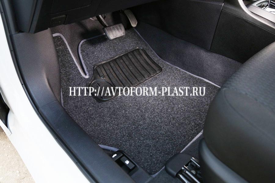 Коврики салонные ворсовые (черный) для Geely Emgrand (09-16)