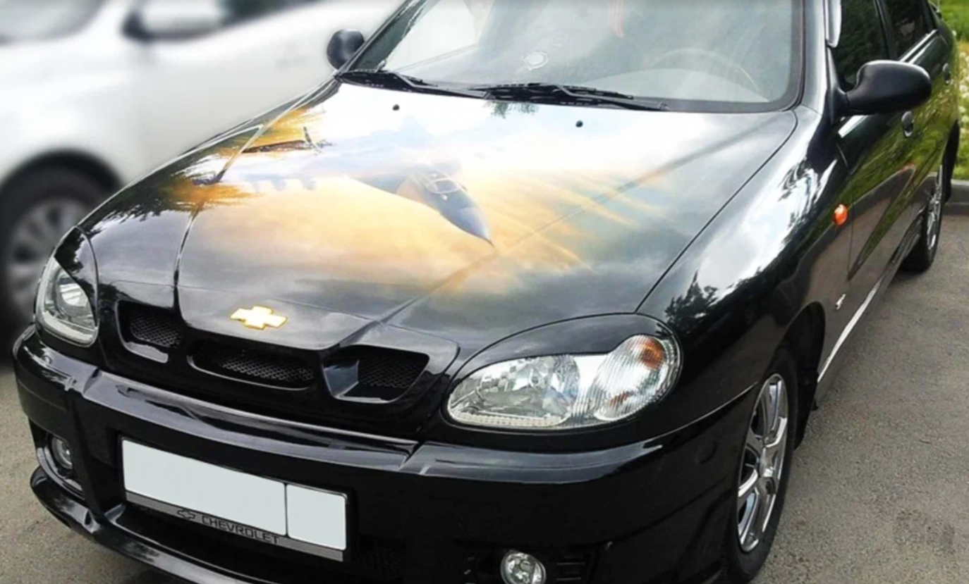 Реснички на фары АКС Кураж на Chevrolet Lanos 631000
