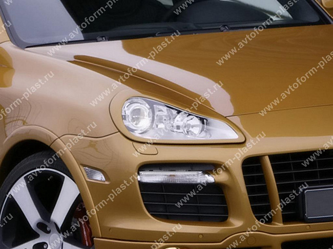 Реснички на фары Porsche Cayenne 957 (2002-2009)