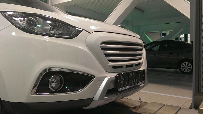 Решетка радиатора Hyundai IX35