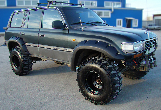 Расширители арок Toyota Land Cruiser 80 (ширина 130 мм)