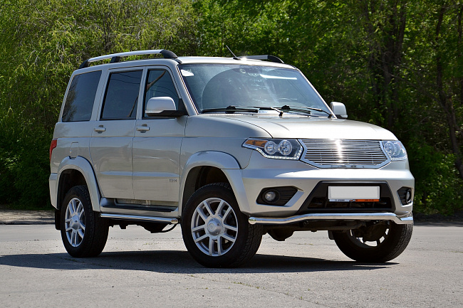 Защита переднего бампера 63мм "Волна" (НПС) UAZ PATRIOT 2014- РТ 05020103