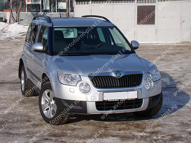 Реснички на фары Skoda Yeti (2009-2012)