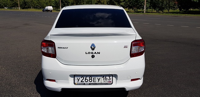 Лип-спойлер Renault Logan 2 "Braz"