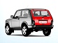 Дверь задка Лада Нива Legend, 4x4, Urban Автоваз Оригинал 21213630001410
