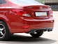 Диффузор заднего бампера MV Вар.№2 Hyundai Solaris (2010-2013) (текстурный пластик)