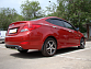 Диффузор заднего бампера MV Вар.№2 Hyundai Solaris (2010-2013) (текстурный пластик)