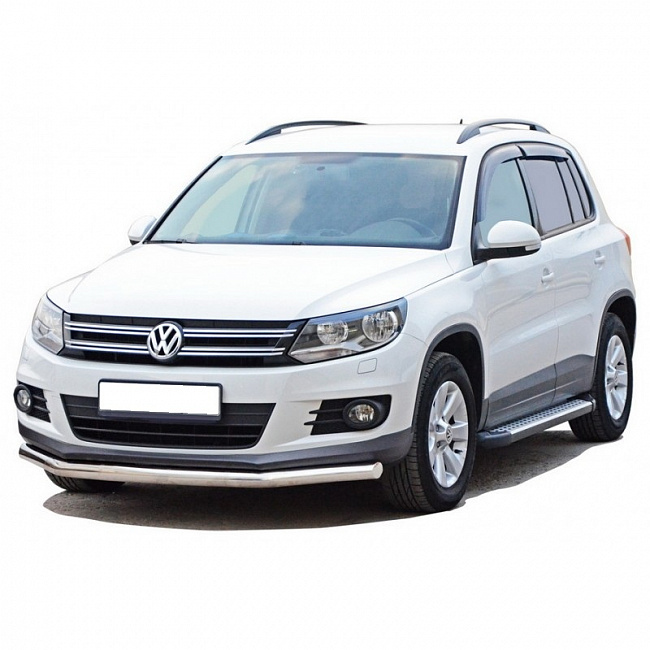 Защита переднего бампера Volkswagen Tiguan (2011-2015)63.5м (ППК) (арт.1803К)