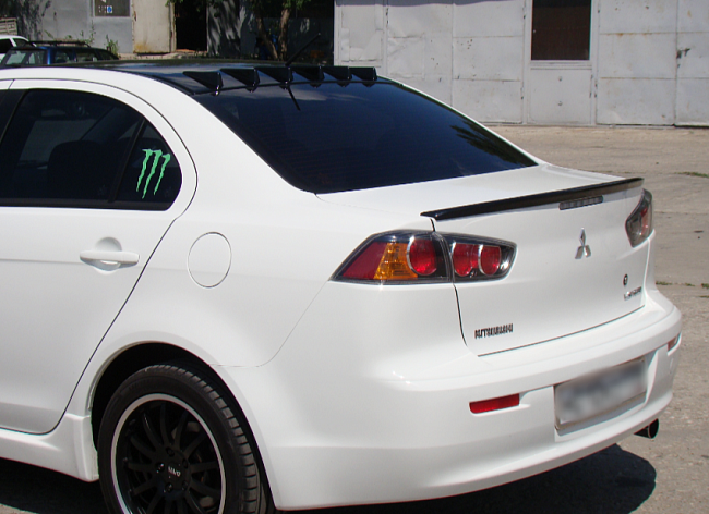 Лип-спойлер MV Элегант для Mitsubishi Lancer Х (2007-2016)