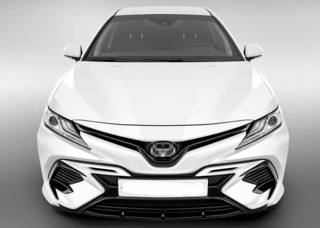 Накладка, бленды HARIUS на передний бампер TOYOTA CAMRY 70 