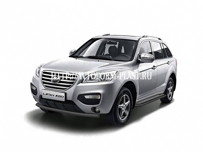 Защита переднего бампера одинарная 63 мм (ППК) Lifan X60 (2012-2016) LFS-12-330201