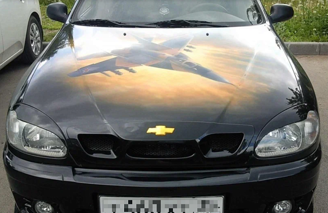 Реснички на фары АКС Кураж на Chevrolet Lanos 631000