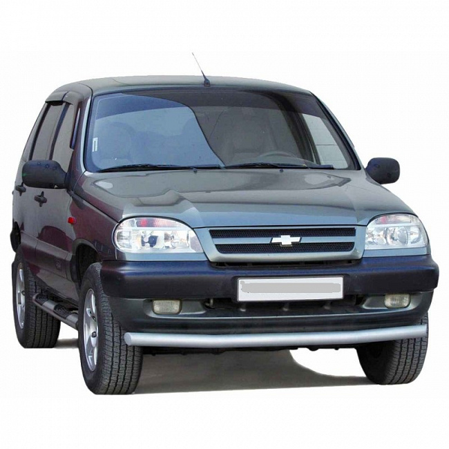 Защита переда Chevrolet Niva до 2009 г.в(труба,63,5 мм)(ППК)(арт.0131)