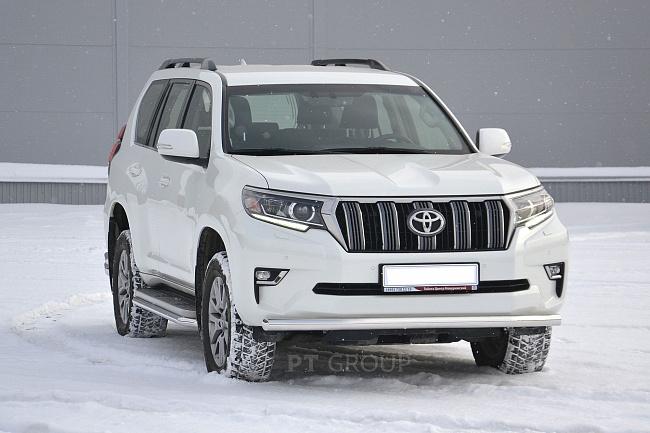 Защита переднего бампера Toyota Land Cruiser Prado 150 (2017-) одинарная (НПС) РТ TPR220207