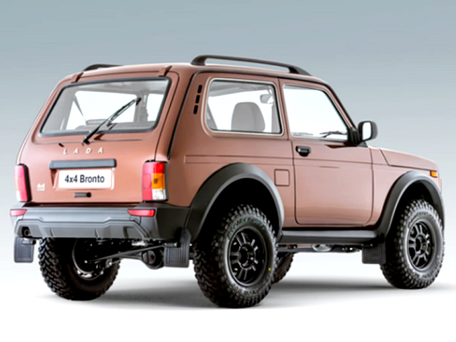 Молдинги заднего крыла Лада Нива Бронто 4х4 Оригинал 