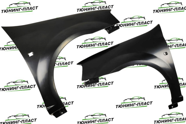Крылья пластиковые АБС Кампласт Стандарт Лада Ларгус, Рено Логан 1 (05-14г.)