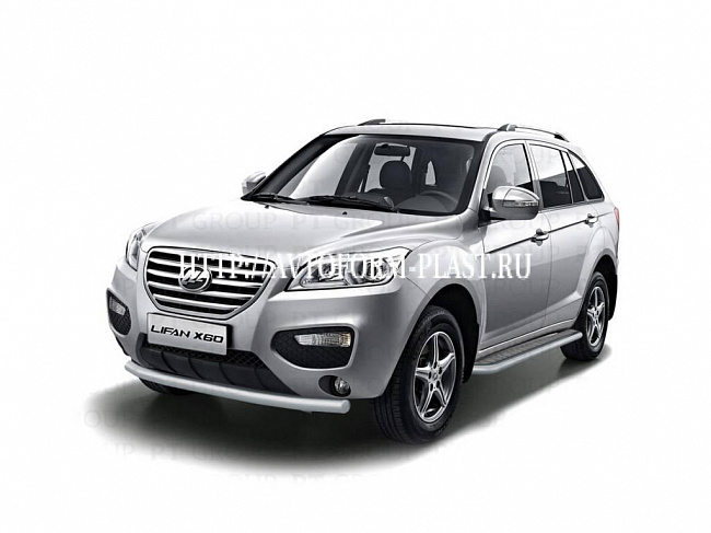 Защита переднего бампера одинарная 63 мм (ППК) Lifan X60 (2012-2016) LFS-12-330201