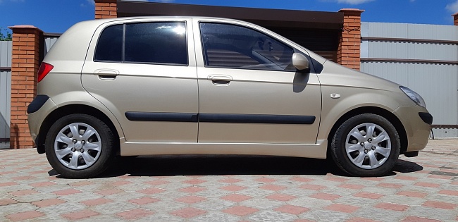 Пороги Fanat для Hyundai Getz 