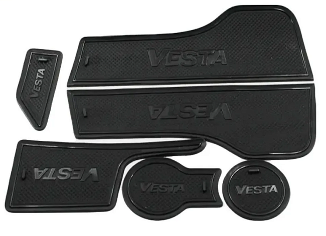 Коврики на панель приборов Lada Vesta (синий)