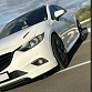 Клыки переднего бампера Вар №1 SkyActivSport для Mazda 6 / Atenza GJ (2012 - 2018)