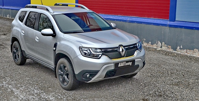 Заглушка №2Т (низ/с «окном») "KART RD2-З2Т" для RENAULT DUSTER 2 (с 2021г.в.)