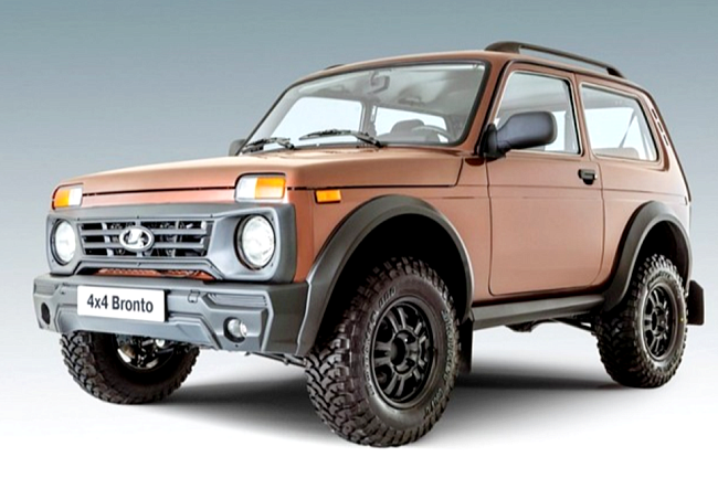 Молдинги переднего крыла Лада Нива Бронто 4х4 Оригинал 