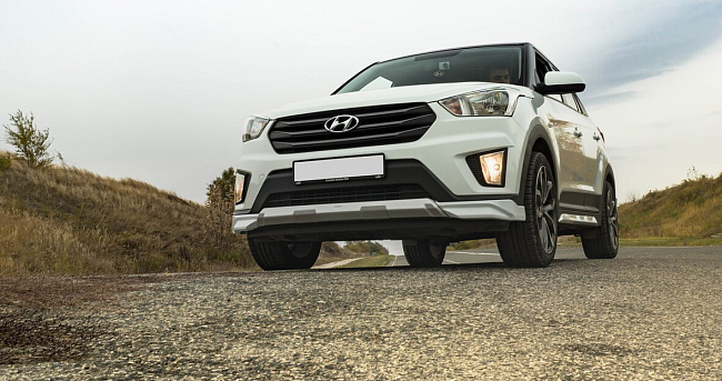 Юбка "Zeus" переднего бампера Hyundai Creta TK.HС.03.01.00