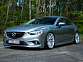 Клыки переднего бампера Вар.№2 Lite Style Mazda 6 / Atenza GJ (2012 - 2018)