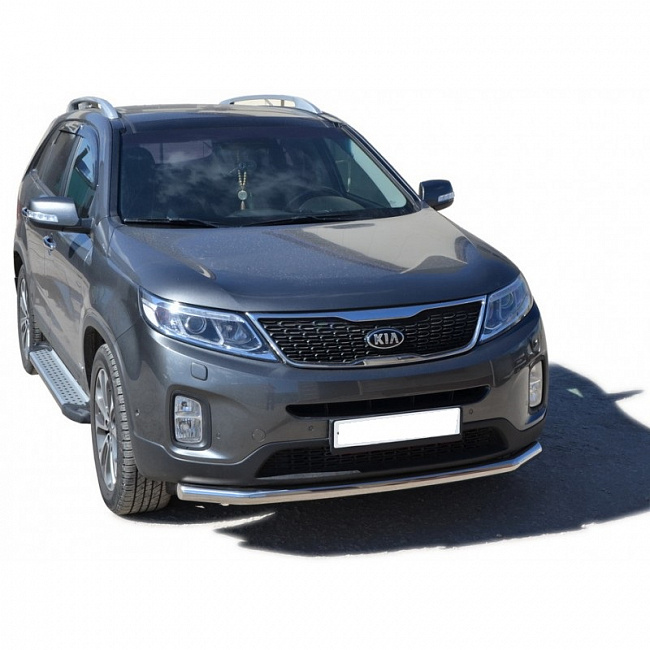 Защита переднего бампера KIA Sorento (2012-2014 г.в.) НПС (1856Н)