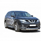 ПОРОГИ «БУМЕР» АЛЮМИНИЕВЫЕ С РЕЗИНКОЙ Nissan X-trail