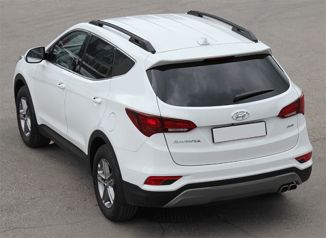 Рейлинги Hyundai SantaFe III с 2012-2018 г.в. АПС