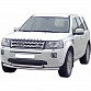 Защита переднего бампера двойная на Land Rover Freelander 2 (2012-2014 г.) ППК (арт.1757К)