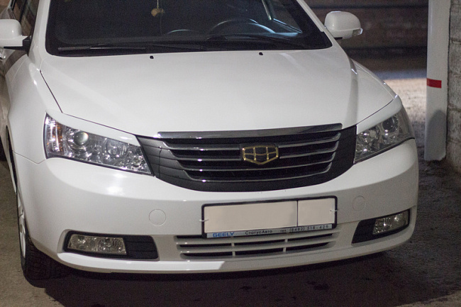 Реснички Geely Emgrand EC7 "ASM" (2 шт, некрашеные)