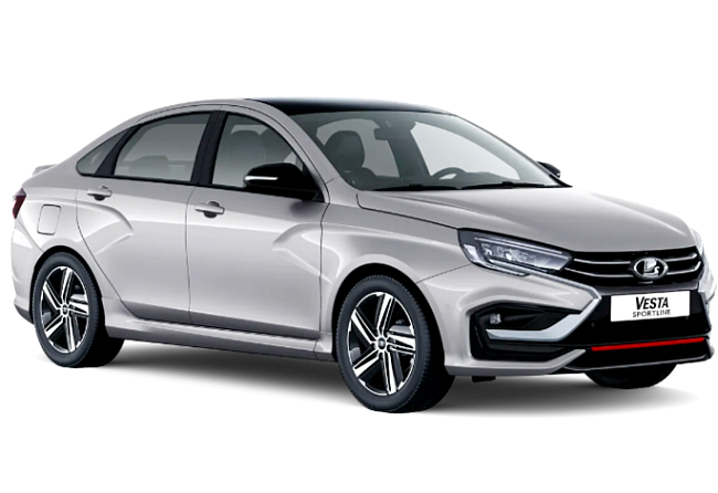 Пороги Lada Vesta NG Sportline Оригинал (к-т из 4-х частей) 21805-8415122/23/34/35