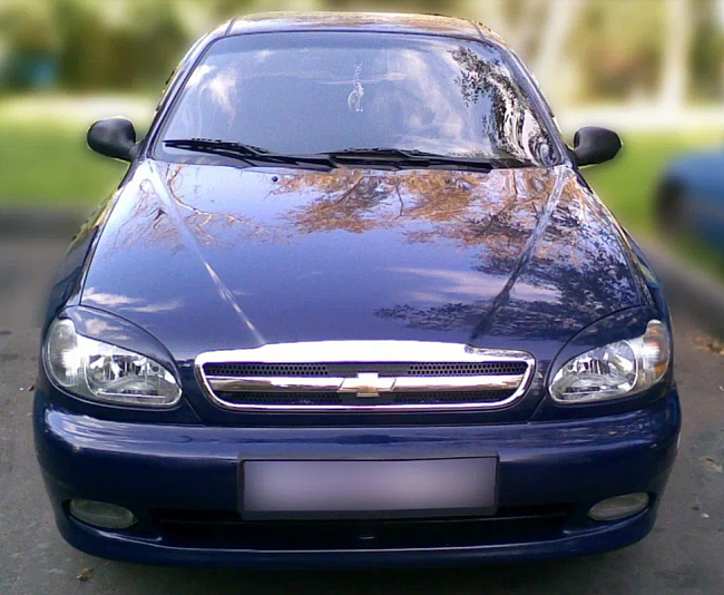 Реснички на фары АКС Кураж на Chevrolet Lanos 631000