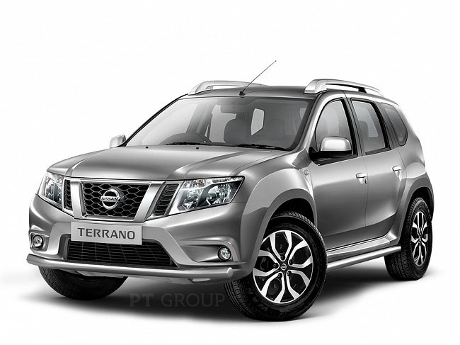 Защита переднего бампера одинарная Ø63мм NISSAN TERRANO 2014- (НПС) РТ RDU220205