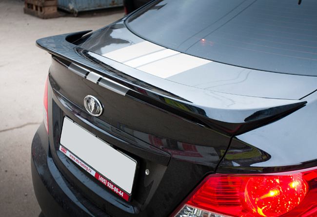 Спойлер высокий MV для Hyundai Solaris 2010-2016