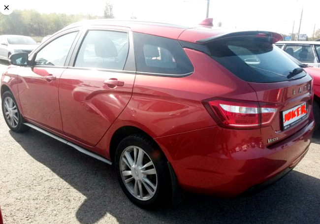 Накладка "JOKER" на штатный спойлер Lada Vesta SW, Cross NG универсал 